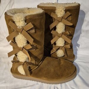 Cozy Brown Suede Women's Boots